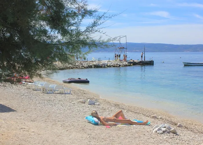 Апартаменты With A Parking Space Podstrana, Split - 4894